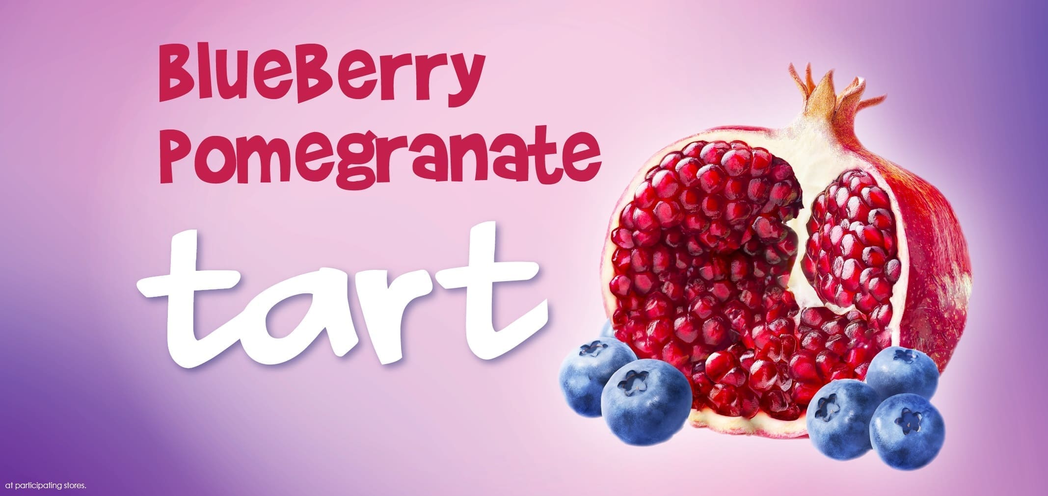 Blueberry Pomegranate Tart — Menchie’s product imagery