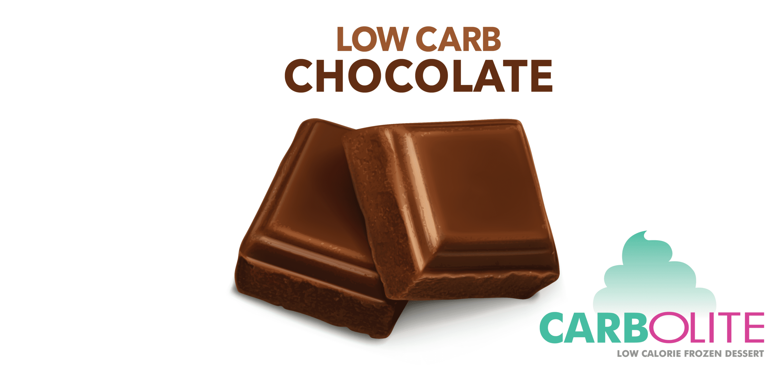 Carbolite Low Carb No Sugar Added Chocolate — Menchie’s product imagery
