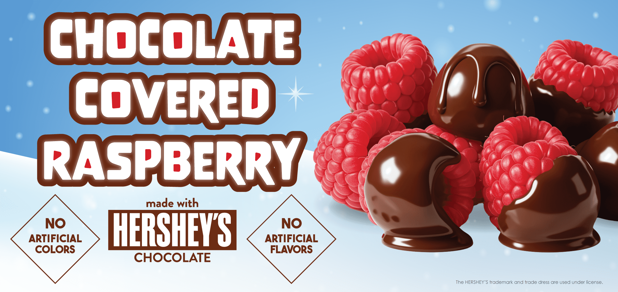 Chocolate Covered Raspberry Made With Hershey's® Chocolate — Menchie’s product imagery