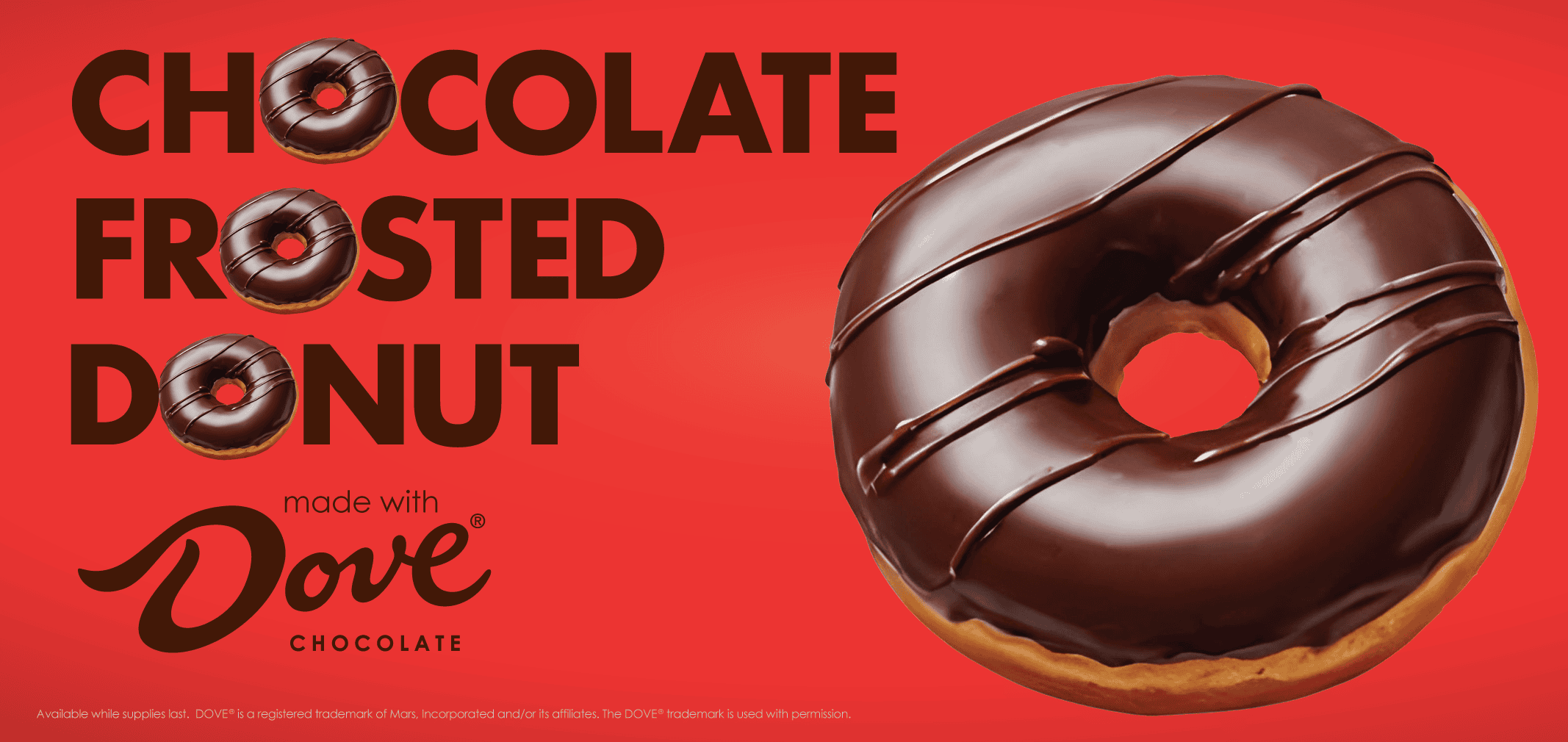 Chocolate Frosted Donut Made With DOVE® Chocolate — Menchie’s product imagery