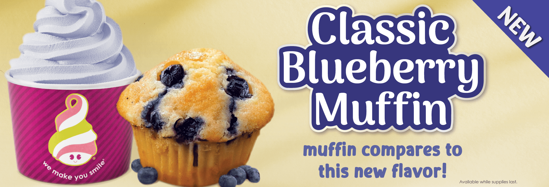 Classic Blueberry Muffin — Menchie’s product imagery