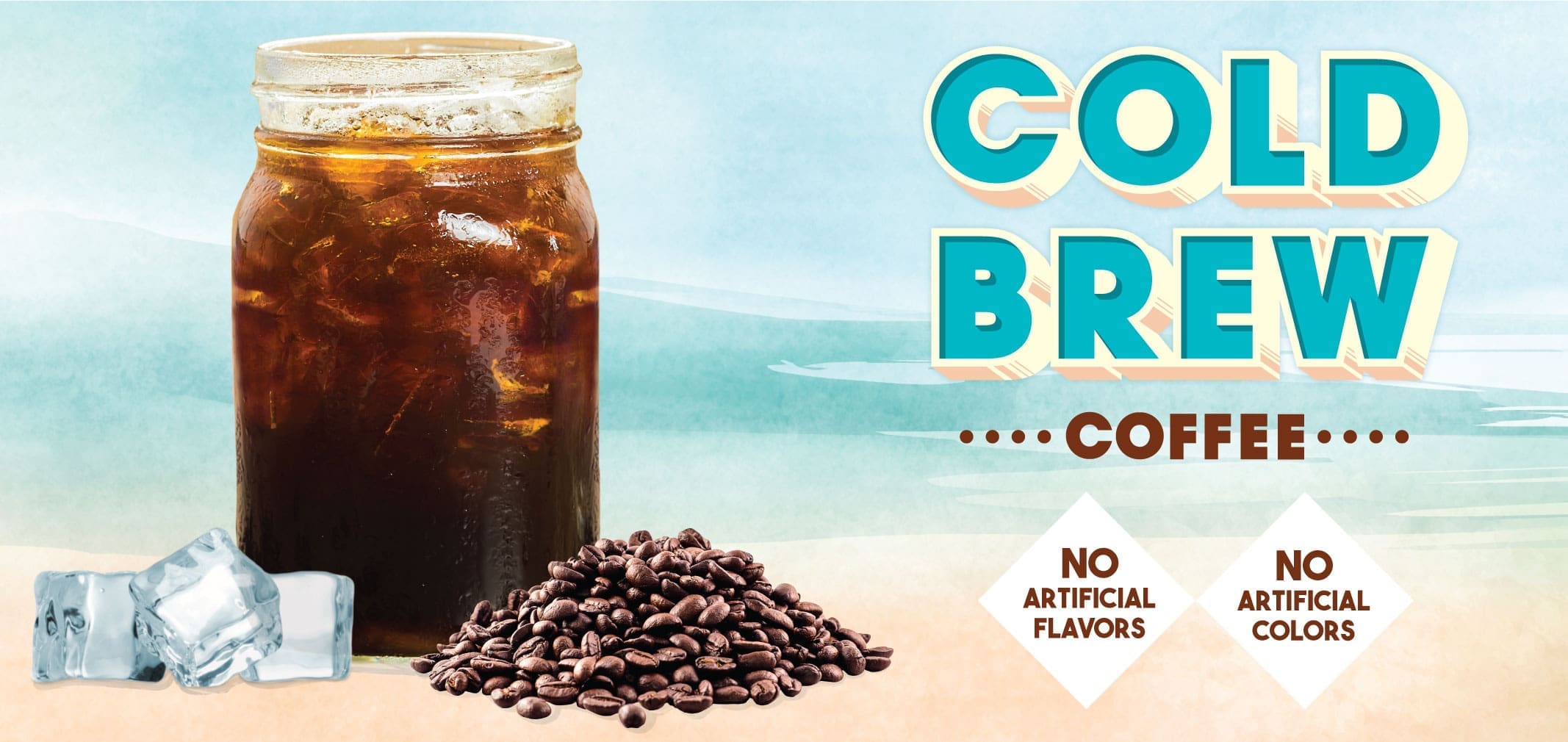 Cold Brew Coffee — Menchie’s product imagery