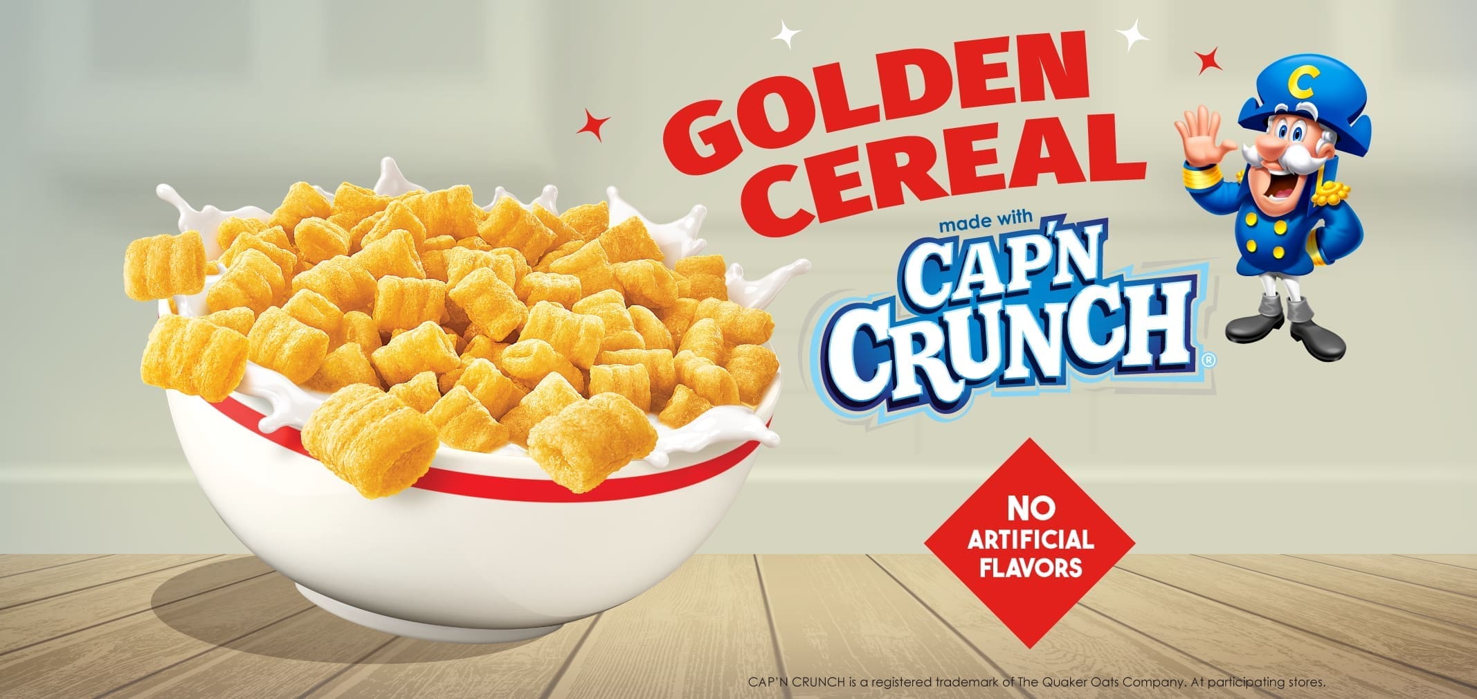 Golden Cereal Made With Cap'N Crunch® — Menchie’s product imagery