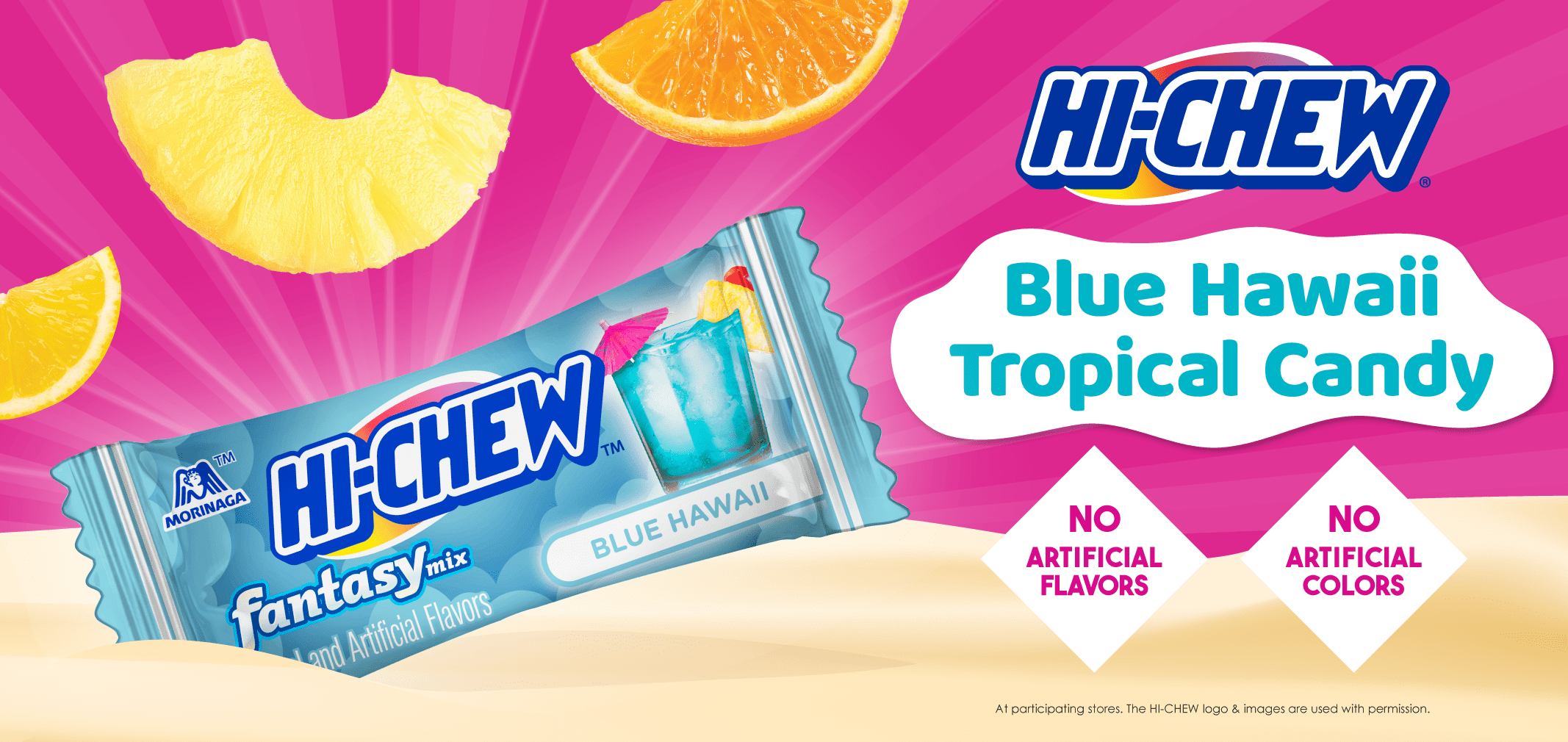 HI-CHEW® Blue Hawaii Tropical Candy — Menchie’s product imagery