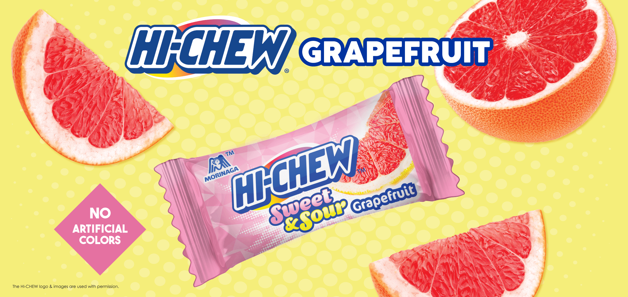 HI-CHEW® Grapefruit — Menchie’s product imagery
