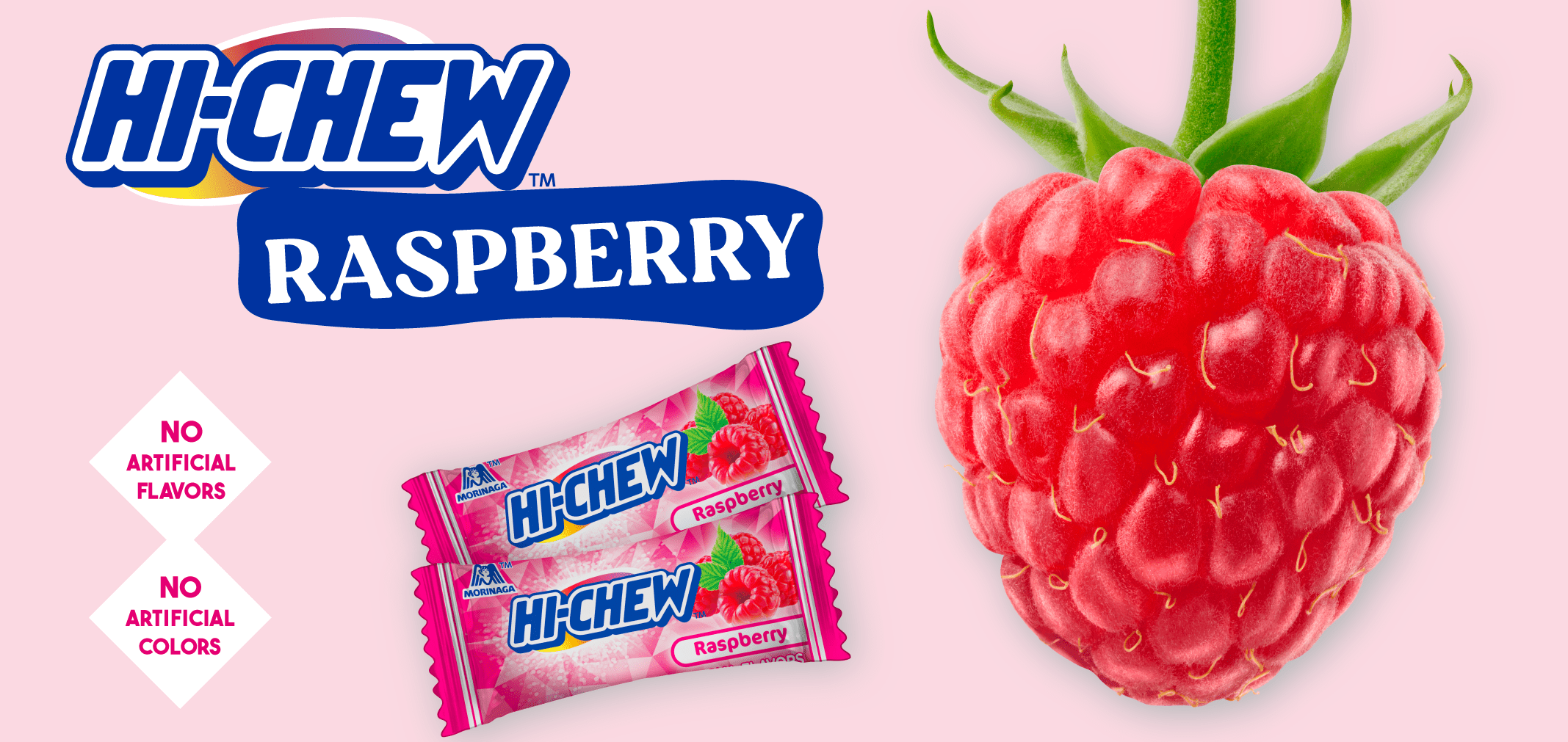 HI-CHEW® Raspberry — Menchie’s product imagery