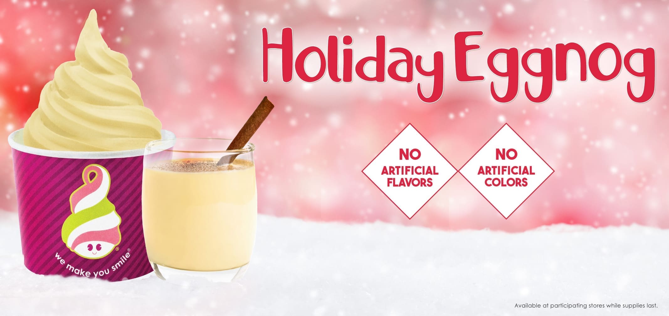Holiday Eggnog — Menchie’s product imagery