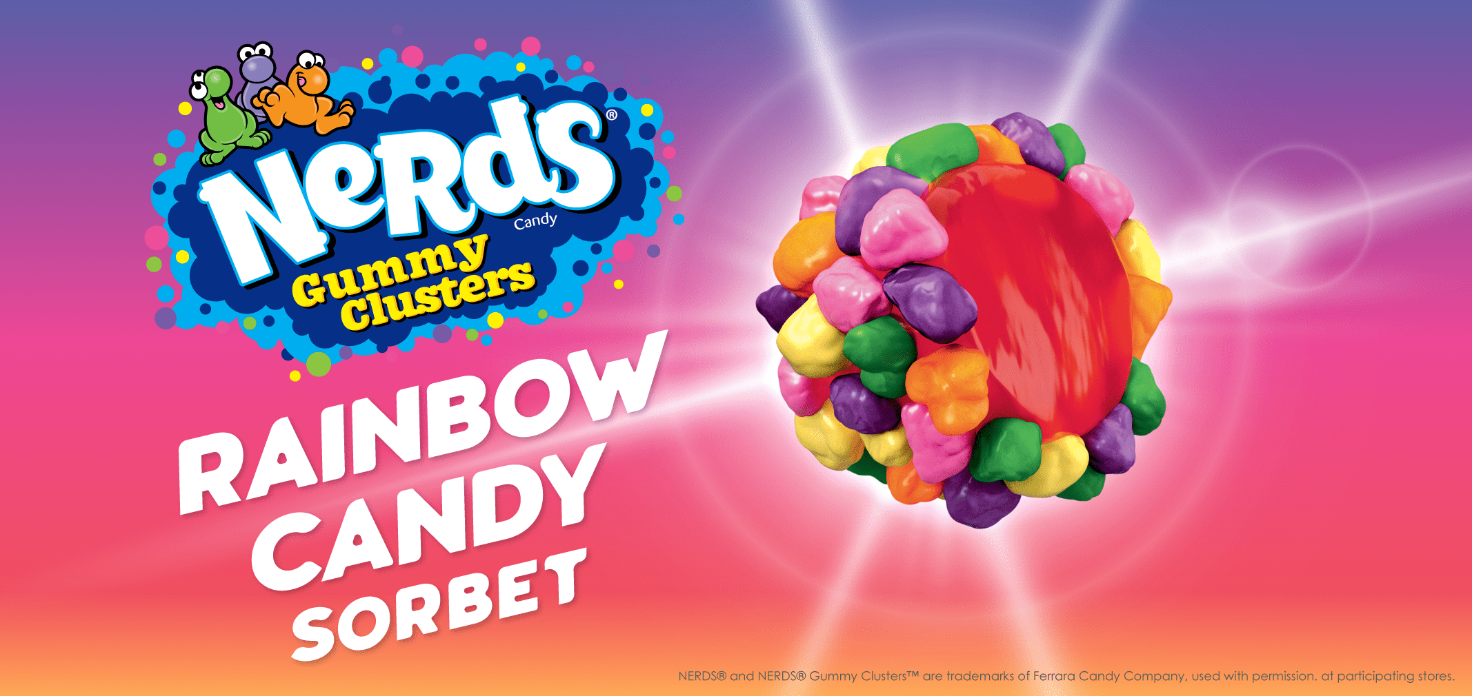 Nerds® Rainbow Candy Sorbet — Menchie’s product imagery