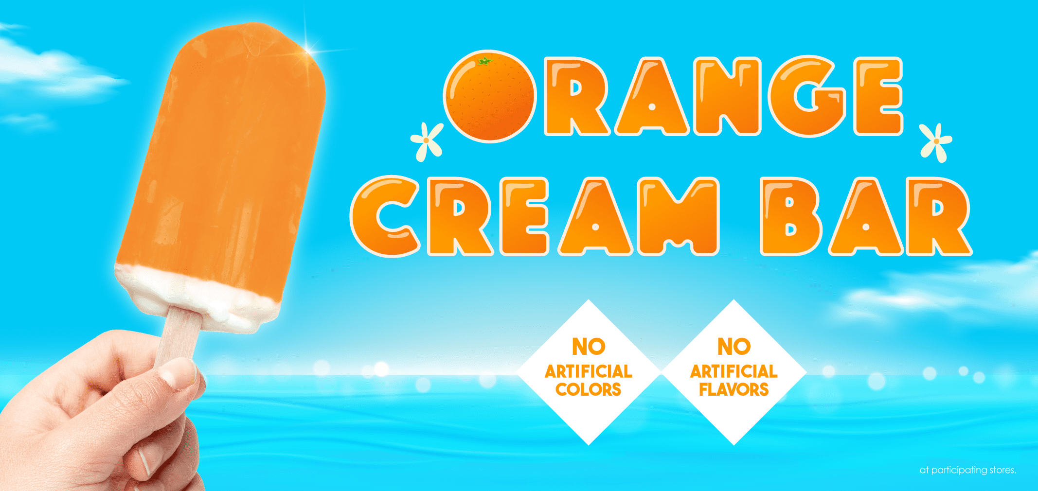 Orange Cream Bar — Menchie’s product imagery