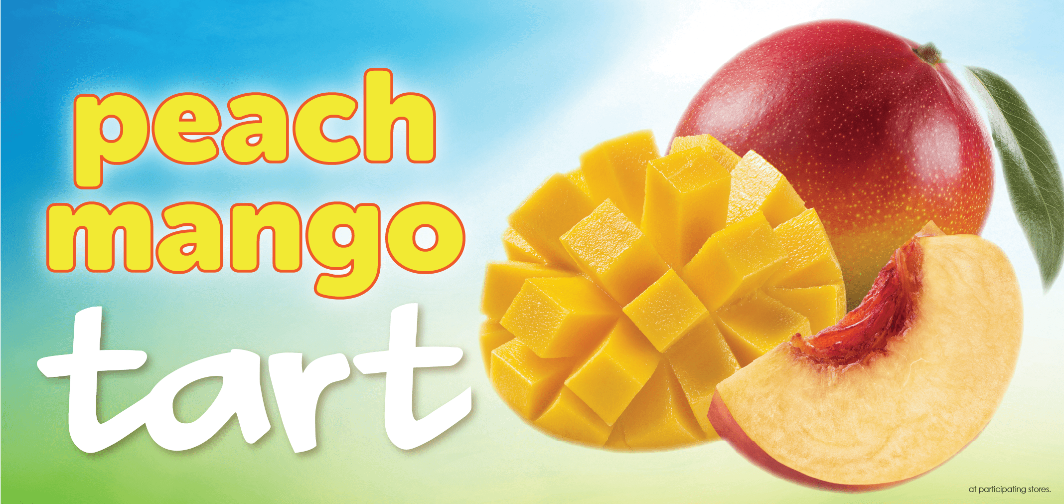 Peach Mango Tart — Menchie’s product imagery