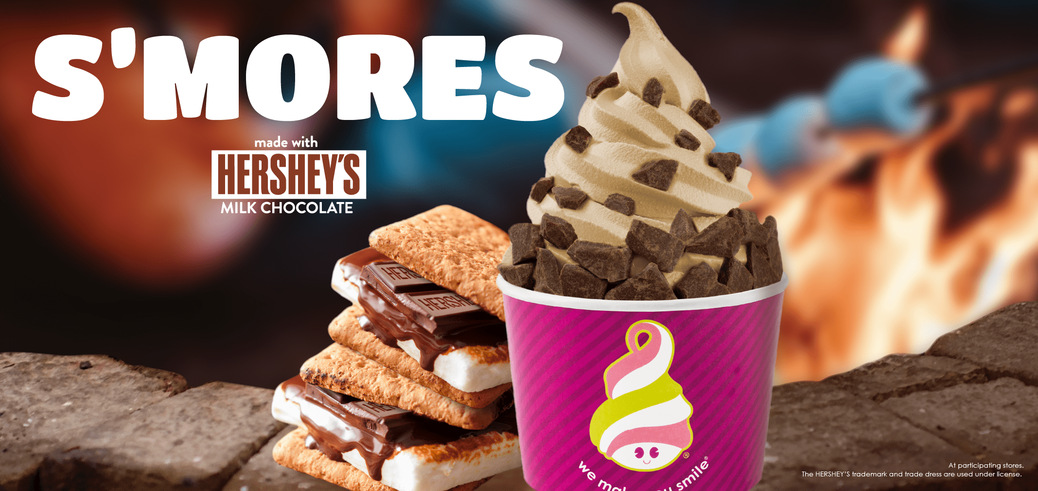 S'mores Made With Hersheys® Milk Chocolate — Menchie’s product imagery