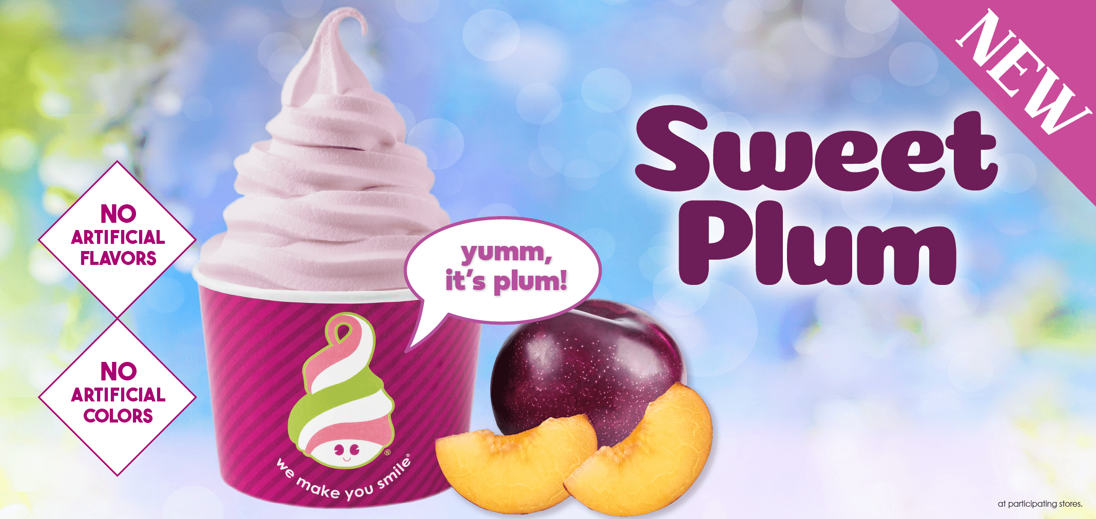 Sweet Plum — Menchie’s product imagery