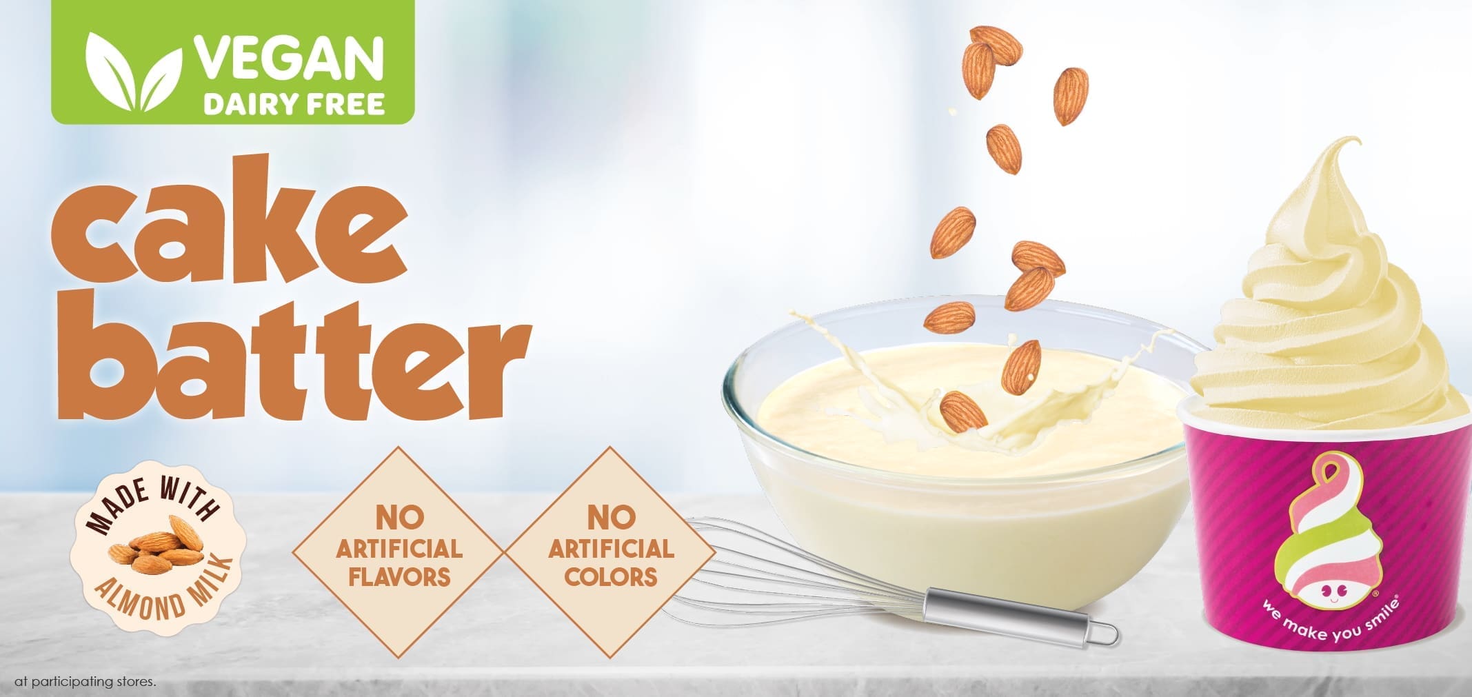Vegan Cake Batter Made With Almond Milk — Menchie’s product imagery