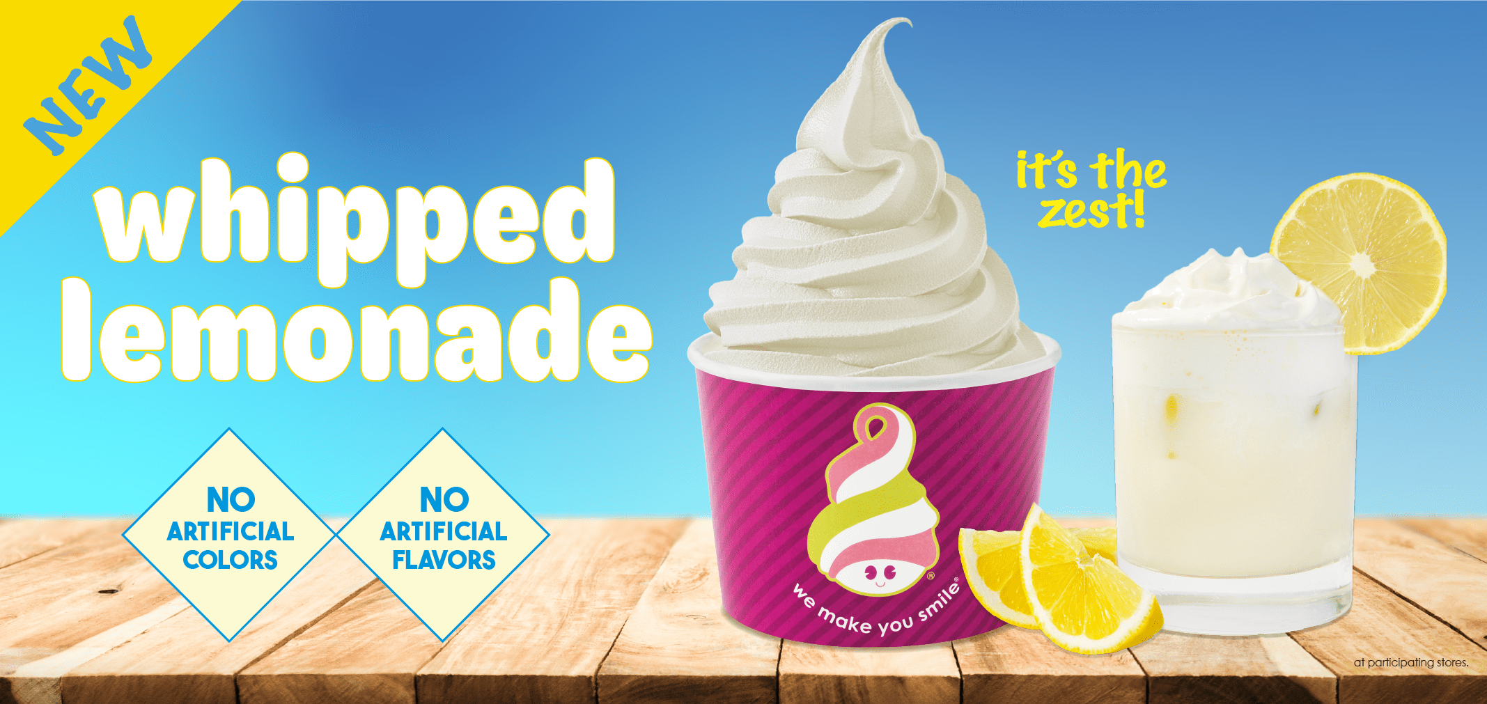 Whipped Lemonade — Menchie’s product imagery