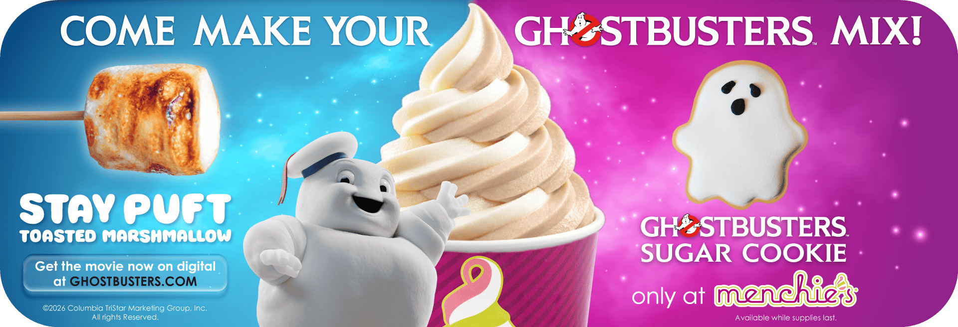 A little spooky. A lot of sweet. — Menchie’s product imagery